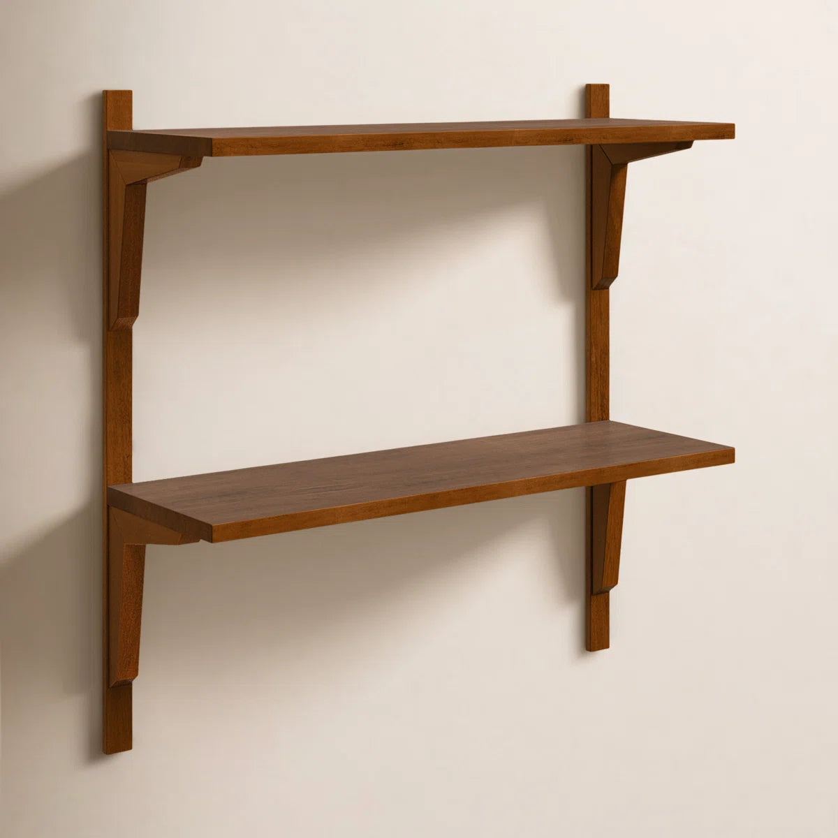 Baez 2 Piece Poplar Tiered Shelf