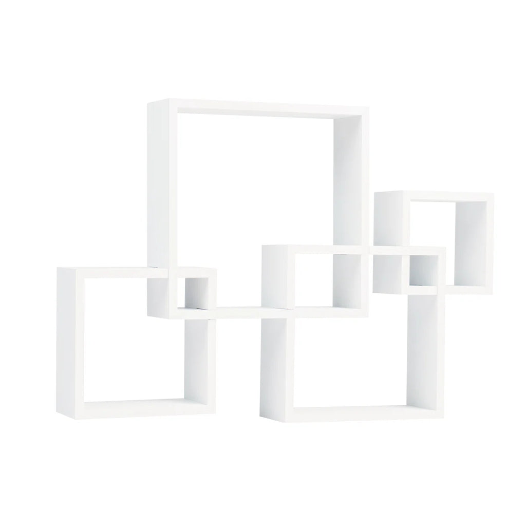 Intersecting Cube Accent Wall Shelf