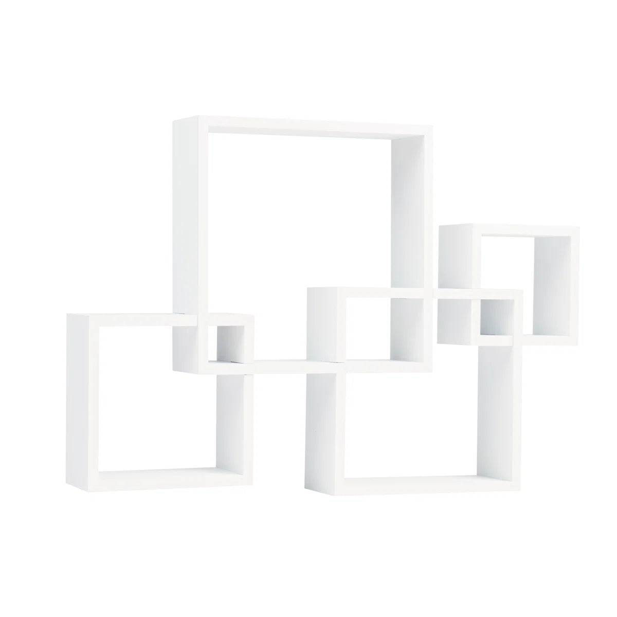 Intersecting Cube Accent Wall Shelf