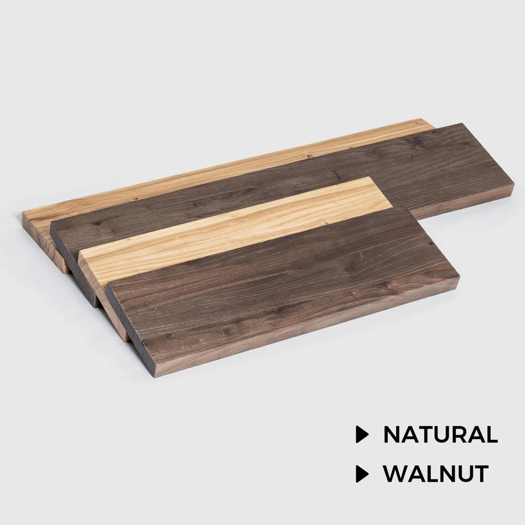 Desseray Set of 2 Reclaimed Elm Floating Shelves